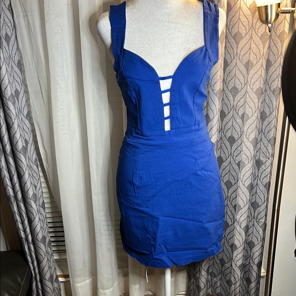 Deb Royal Blue Mini Dress